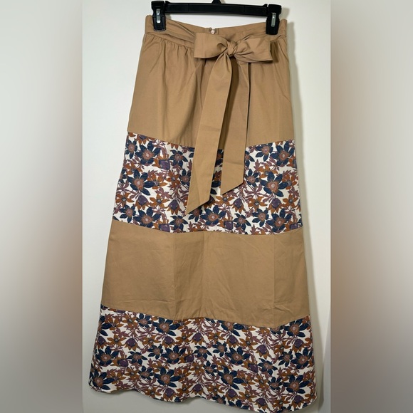 Anthropologie Dresses & Skirts - Anthropologie Sachin & Babi Jacquard Cotton Floral Maxi Skirt - NWOT